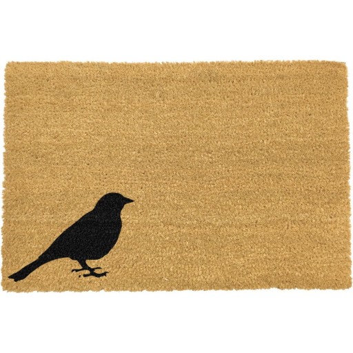 Covoraș de intrare din fibre de nucă de cocos 40x60 cm Bird – Artsy Doormats