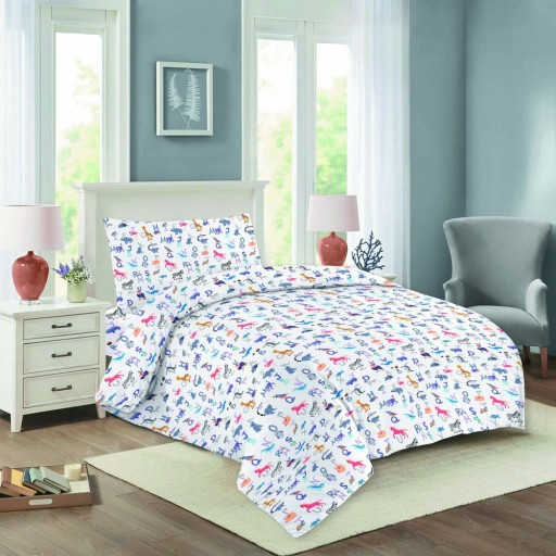 Lenjerie de pat pentru copii din bumbac 140x200 cm Nela – Cotton House