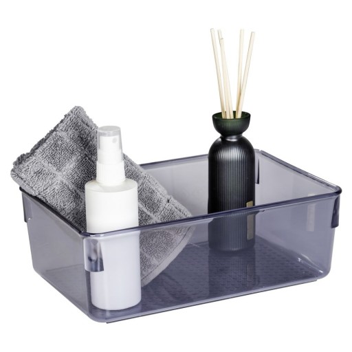 Organizator de baie gri din plastic reciclat San Diego – Wenko