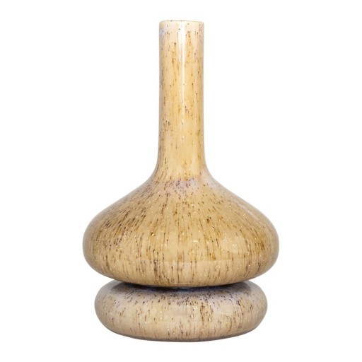 Vază din ceramică Hübsch Sand, înălțime 24 cm, bej