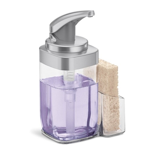 Dozator de săpun lichid din metal 650 ml - simplehuman