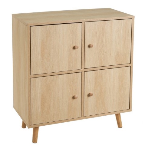 Dulap cu aspect de lemn de mesteacăn 70x79 cm Natural Way – Casa Selección