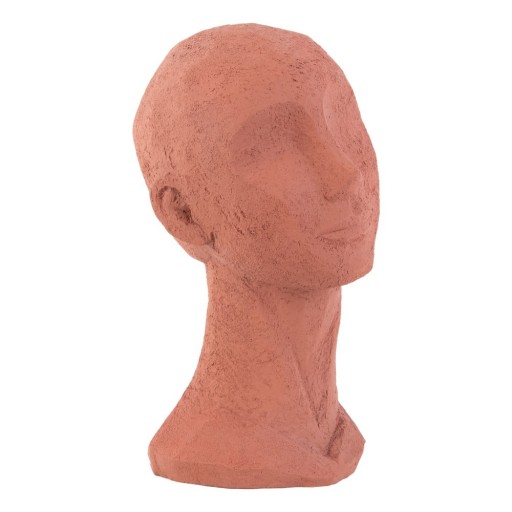 Statuetă decorativă PT LIVING Face Art, înălțime 28,4 cm, portocaliu teracotă