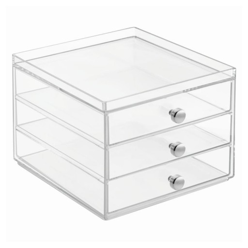 Organizator cu 3 sertare iDesign Wers, înălțime 13 cm