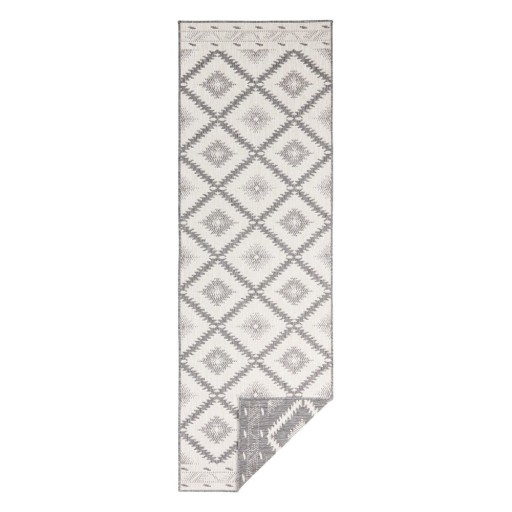 Covor adecvat pentru exterior NORTHRUGS Malibu, 80 x 250 cm, gri-crem