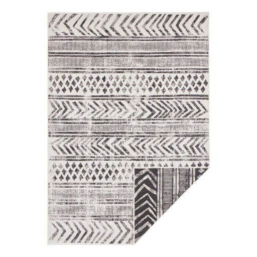 Covor adecvat pentru exterior NORTHRUGS Biri, 200 x 290 cm, negru-crem