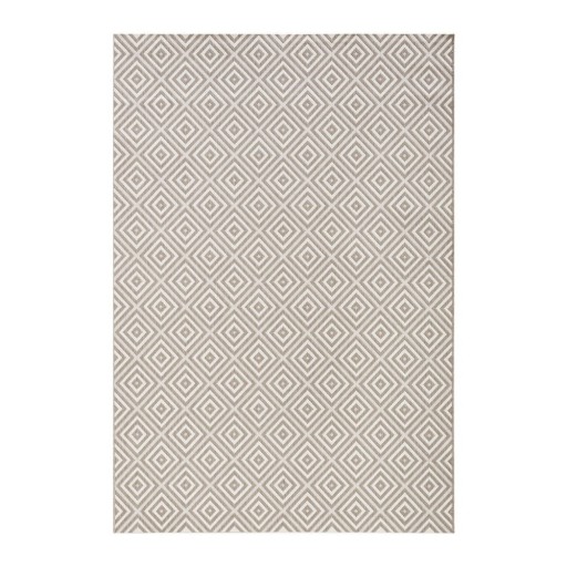 Covor de exterior NORTHRUGS Karo, 200 x 290 cm, gri