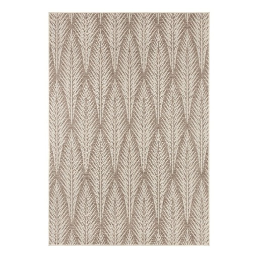 Covor de exterior NORTHRUGS Pella, 140 x 200 cm, maro - bej