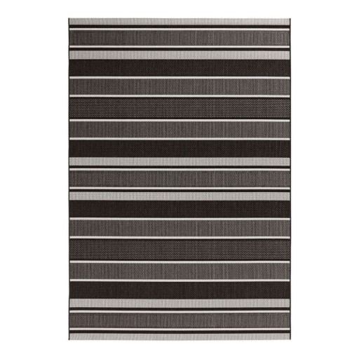 Covor de exterior NORTHRUGS Strap, 160 x 230 cm, negru