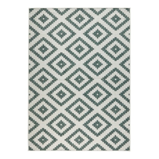 Covor adecvat pentru exterior NORTHRUGS Malta, 200 x 290 cm, verde - crem