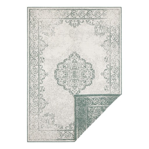 Covor adecvat pentru exterior NORTHRUGS Cebu, 80 x 150 cm, verde-crem