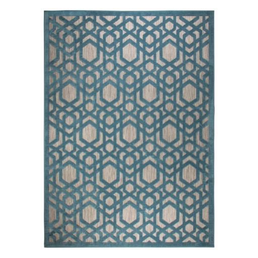 Covor de exterior albastru 290x200 cm Oro - Flair Rugs