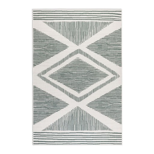 Covor de exterior verde/crem 200x290 cm Gemini – Elle Decoration