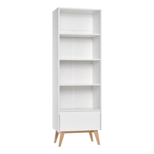 Bibliotecă pentru copii Pinio Swing, 65 x 200 cm, alb