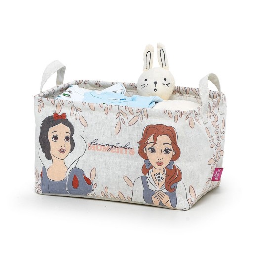 Coș de depozitare din material textil pentru copii Domopak Disney Princess, 32 x 23 x 19 cm