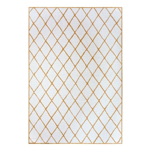 Covor de exterior galben ocru-alb 160x230 cm Malaga – NORTHRUGS