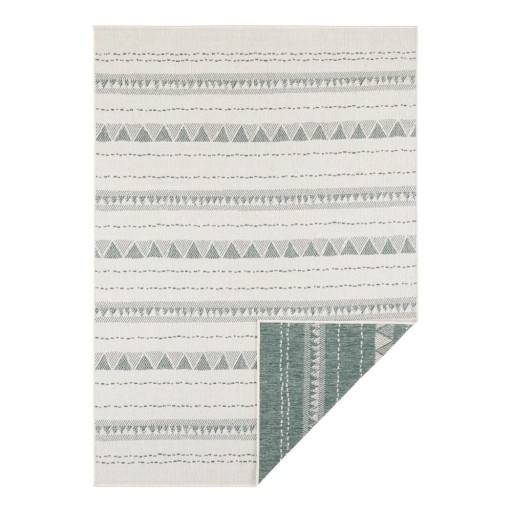 Covor adecvat pentru exterior NORTHRUGS Bahamas, 160 x 230 cm, verde-crem