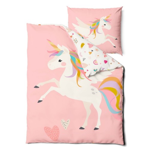 Lenjerie de pat pentru copii din bumbac 140x200 cm Unicorn – Bonami Selection