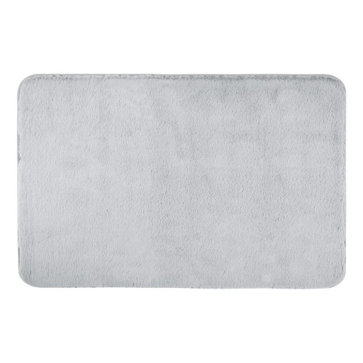 Covoraș de baie gri deschis din material textil 50x80 cm Saravan – Wenko