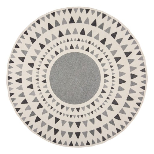 Covor de exterior gri rotund ø 160 cm Shadow – Flair Rugs