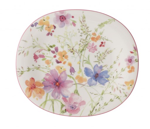 Farfurie ovala Villeroy & Boch Mariefleur Basic Salad 23x19cm