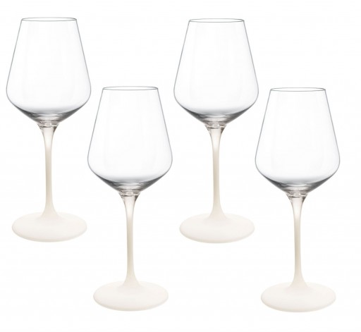 Set 4 pahare vin alb Villeroy & Boch Manufacture Rock Blanc 380 ml