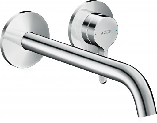 Baterie lavoar Hansgrohe Axor ONE cu pipa 220mm din 2 elemente necesita corp ingropat crom