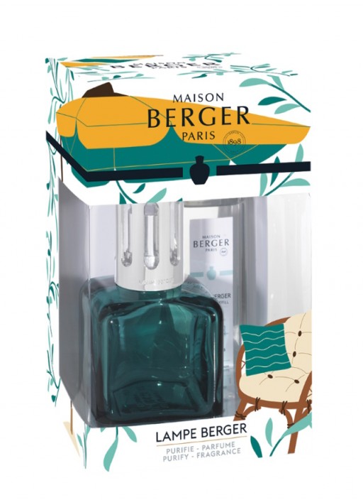 Set Maison Berger lampa catalitica Summer Glacon Verte cu parfum Eau des Menthes