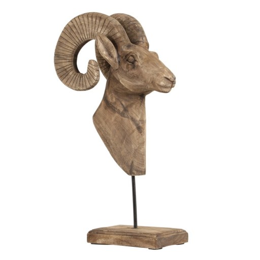 Statuetă din lemn Ram – Light & Living