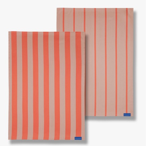 Prosoape de vase 2 buc. din bumbac 50x70 cm Stripes – Mette Ditmer Denmark