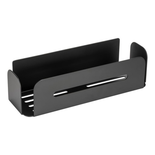 Raft pentru baie negru mat autoadeziv din metal Bivio – Wenko