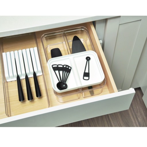 Organizator pentru dulap bucatarie Crisp, iDesign, 30.5x20.5x7.6 cm