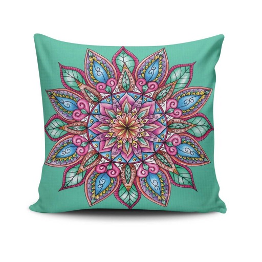 Fata de perna MANDALA-11, Spiffy, amestec bumbac, 43x43 cm, multicolor