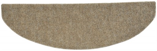 Covor scari Semirotund C-290105, Decorino, 21x65 cm, polipropilena, bej