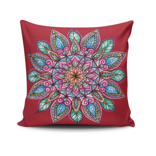 Fata de perna MANDALA-12, Spiffy, amestec bumbac, 43x43 cm, multicolor