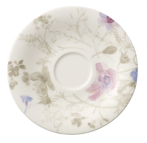 Farfuriuta pentru ceasca ceai-cafea Villeroy & Boch Mariefleur Gris Basic 16cm