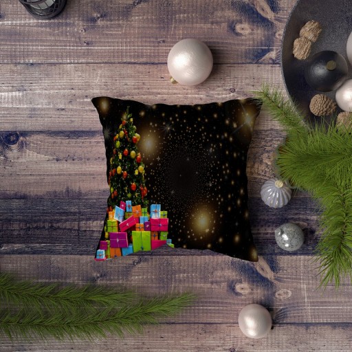 Perna, NYXMAS034, 43x43 cm, 50% bumbac / 50% poliester, Multicolor