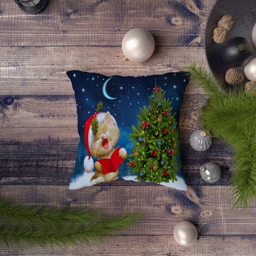 Perna, NYXMAS126, 43x43 cm, 50% bumbac / 50% poliester, Multicolor