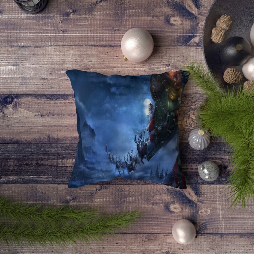 Perna, NYXMAS136, 43x43 cm, 50% bumbac / 50% poliester, Multicolor