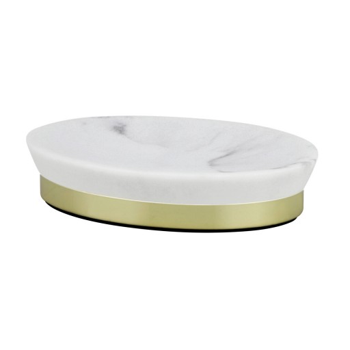 Savoniera Bianco, Jotta, 12.8x9.8x2.5 cm, ceramica, negru/auriu