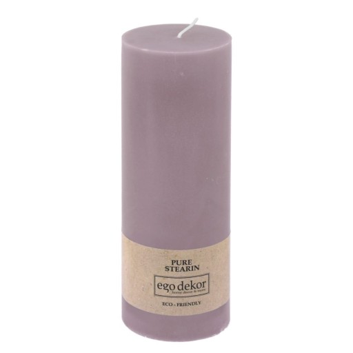 Lumânare Eco candles by Ego dekor Friendly, durată ardere 60 h, mov