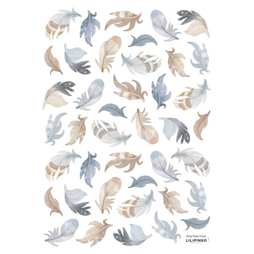 Folie cu stickere 30x42 cm Feathers – Lilipinso