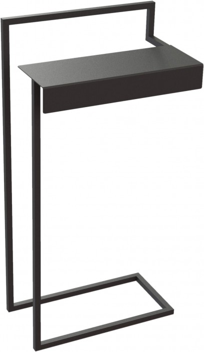 Suport accesorii baie negru freestanding Deante, Mokko