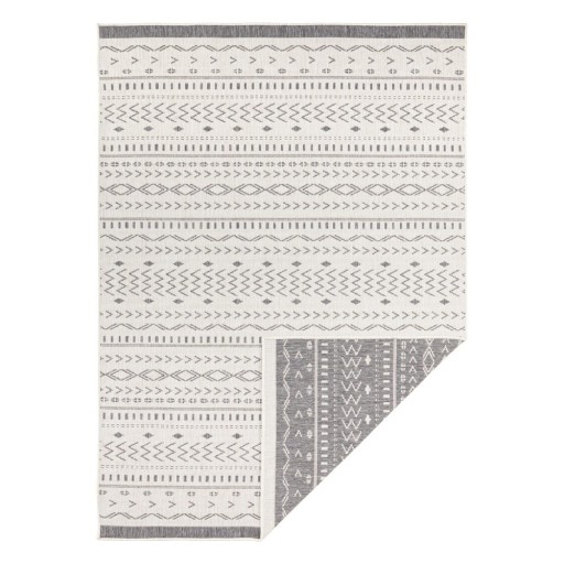 Covor adecvat pentru exterior NORTHRUGS Kuba, 120 x 170 cm, gri-crem