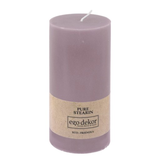 Lumânare Eco candles by Ego dekor Friendly, durată ardere 50 h,mov