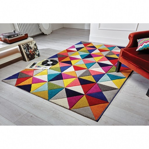 Covor Spectrum Samba Multi, Flair Rugs, 120 x 170 cm, 100% polipropilena, multicolor