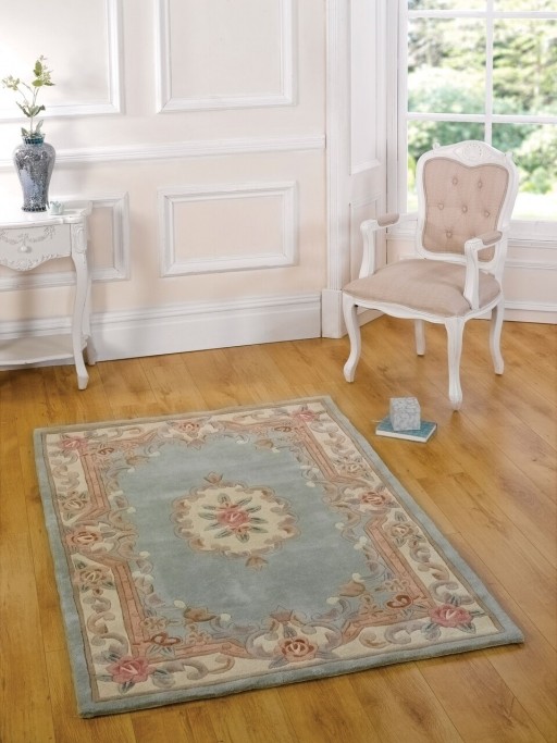 Covor Aubusson Green, Flair Rugs, 120x180 cm, lana, verde