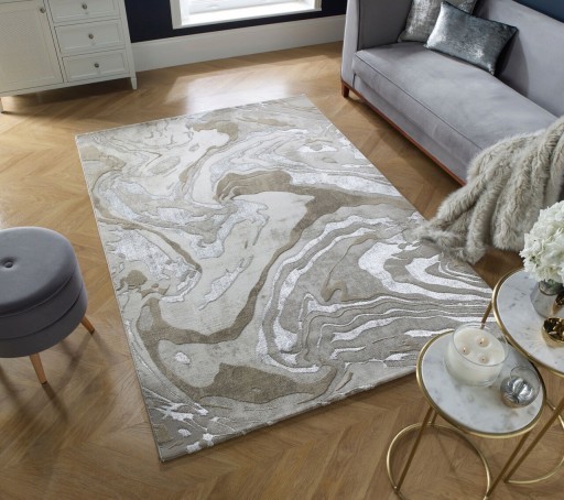 Covor Marbled, Flair Rugs, 200x290 cm, polipropilena/poliester, natural