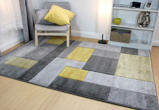 Covor Cosmos Ochre, Flair Rugs, 80x150 cm, polipropilena, ocru