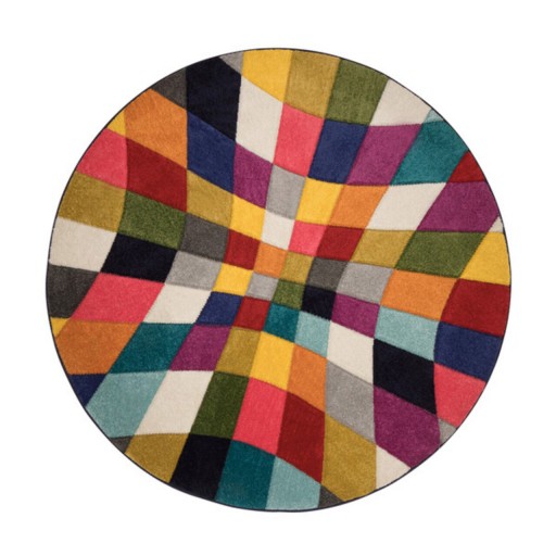 Covor Rhumba Multi, Flair Rugs, D160 cm, polipropilena, multicolor